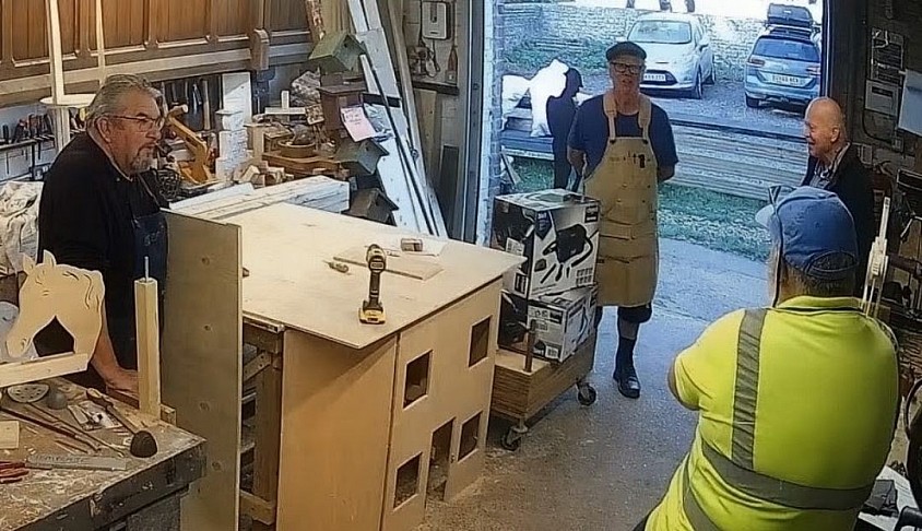 Shedders at Men in Sheds Lancing and Sompting